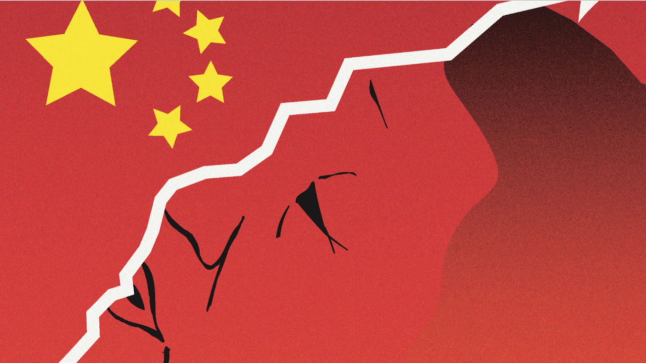 china economic downfall